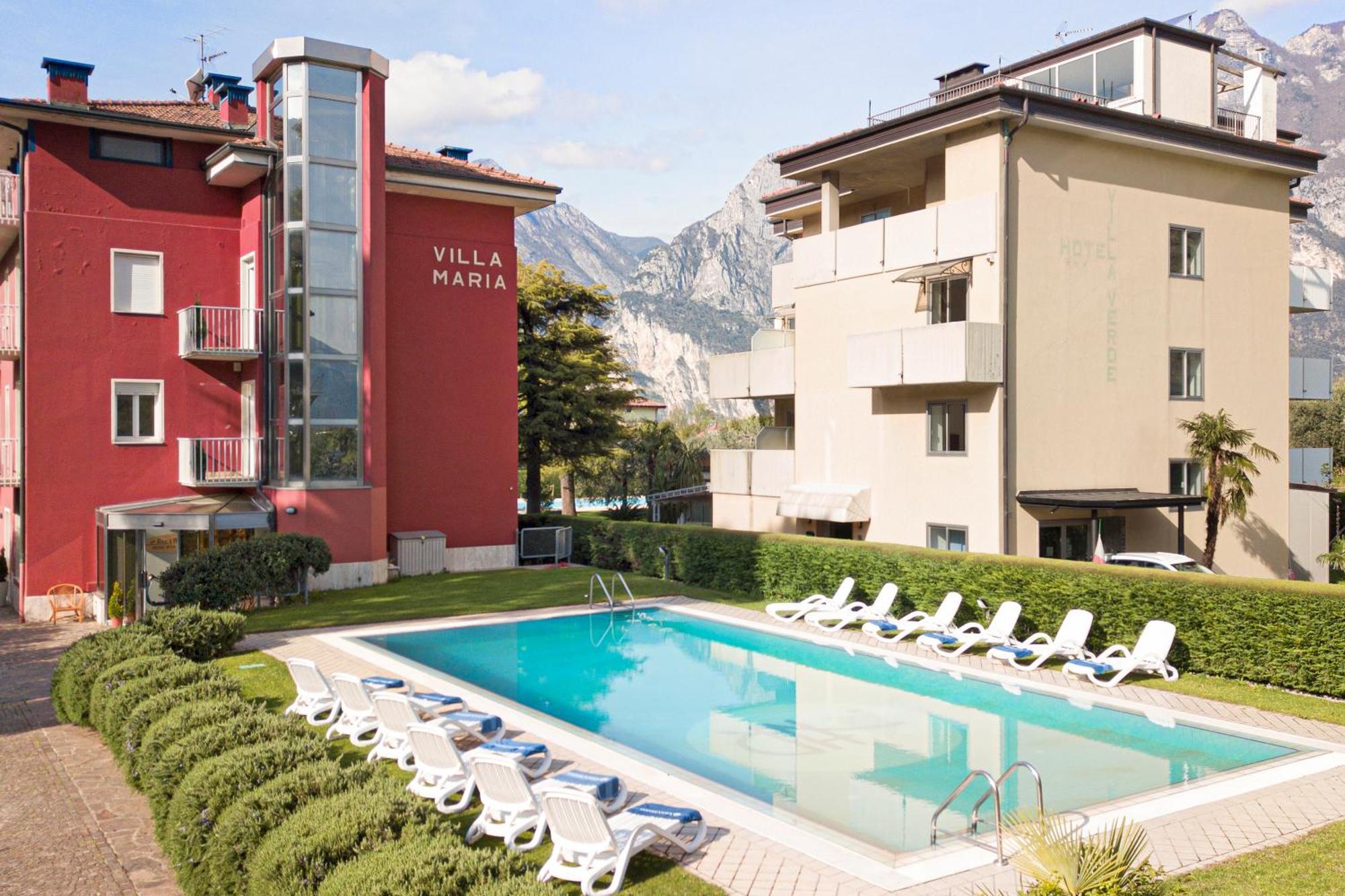 Bike & Wind Hotel Villa Maria Torbole Sul Garda Exteriör bild